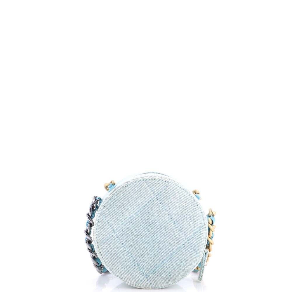 Chanel 19 Round Clutch With Chain #269856C26B - Picture 3 of 7
